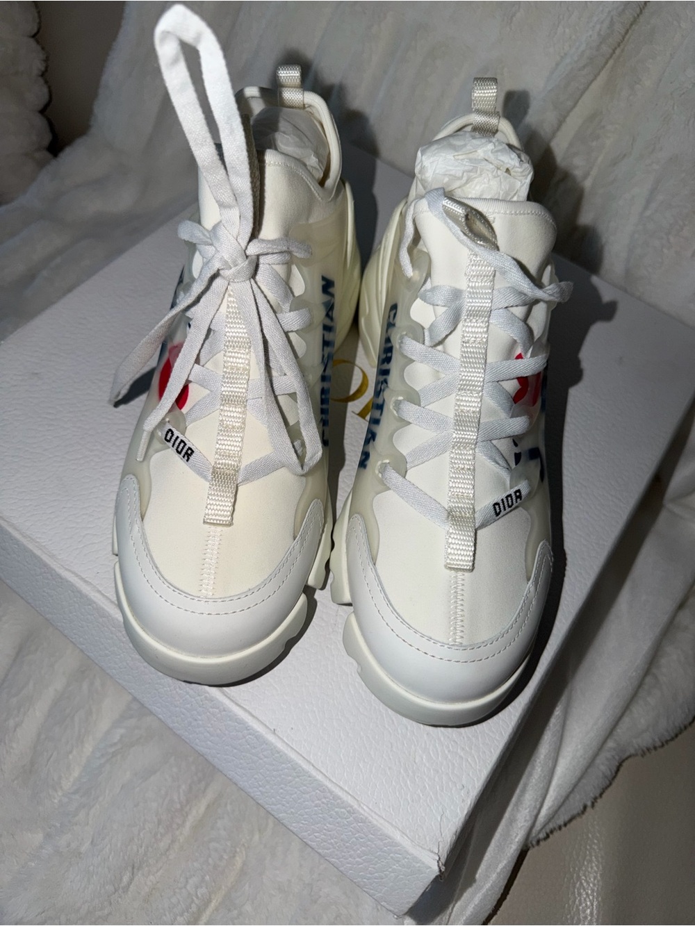 J ADior Paris limited edition sneakers. Size 7.5 (brand new) - Picture 3 of 6